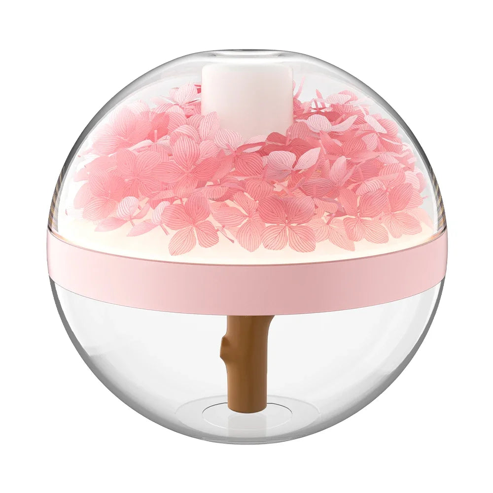 USB Rechargeable LED Flower Humidifier