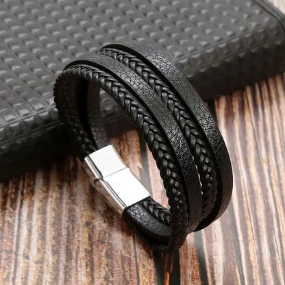 Leather Multi-Layer Bracelet