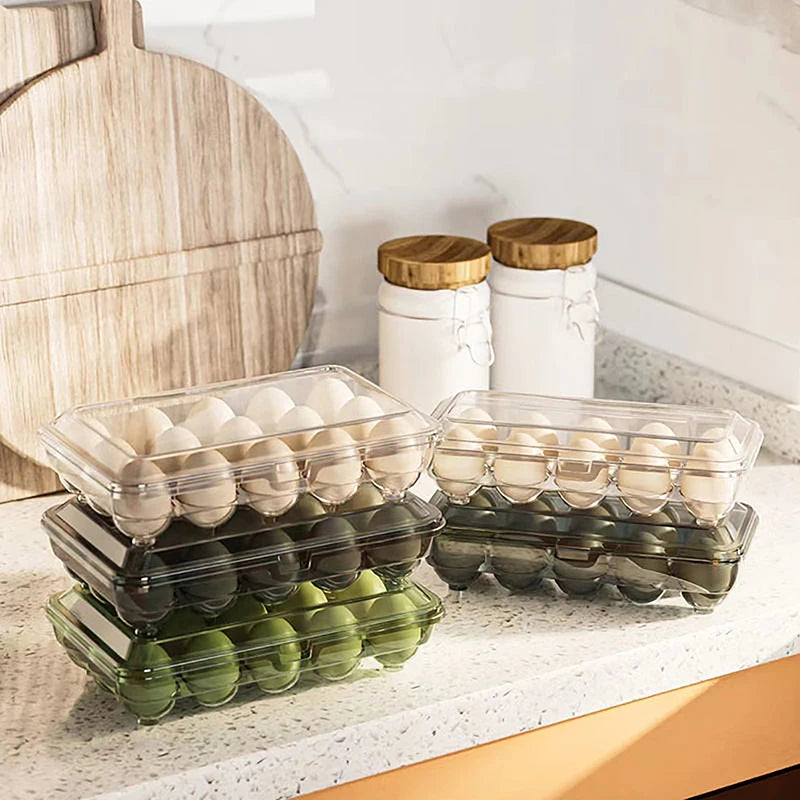 Portable Transparent Egg Storage Box