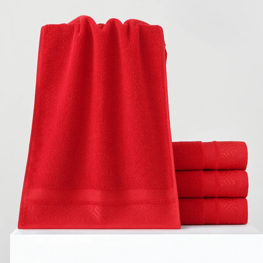 Vibrant Red Everyday Comfort Towels