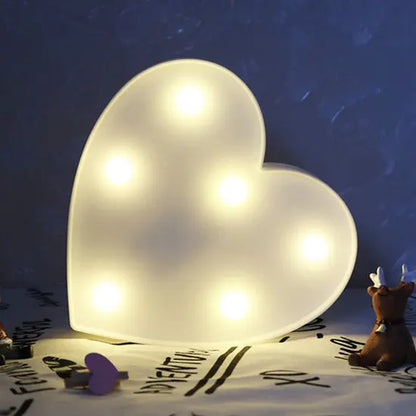 Love Heart LED Lamp