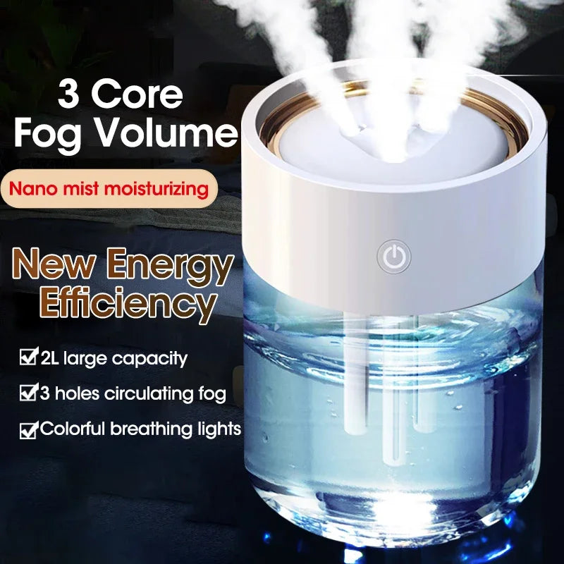 2L USB Air Humidifier and Purifier