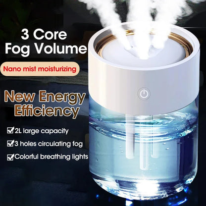 2L USB Air Humidifier and Purifier