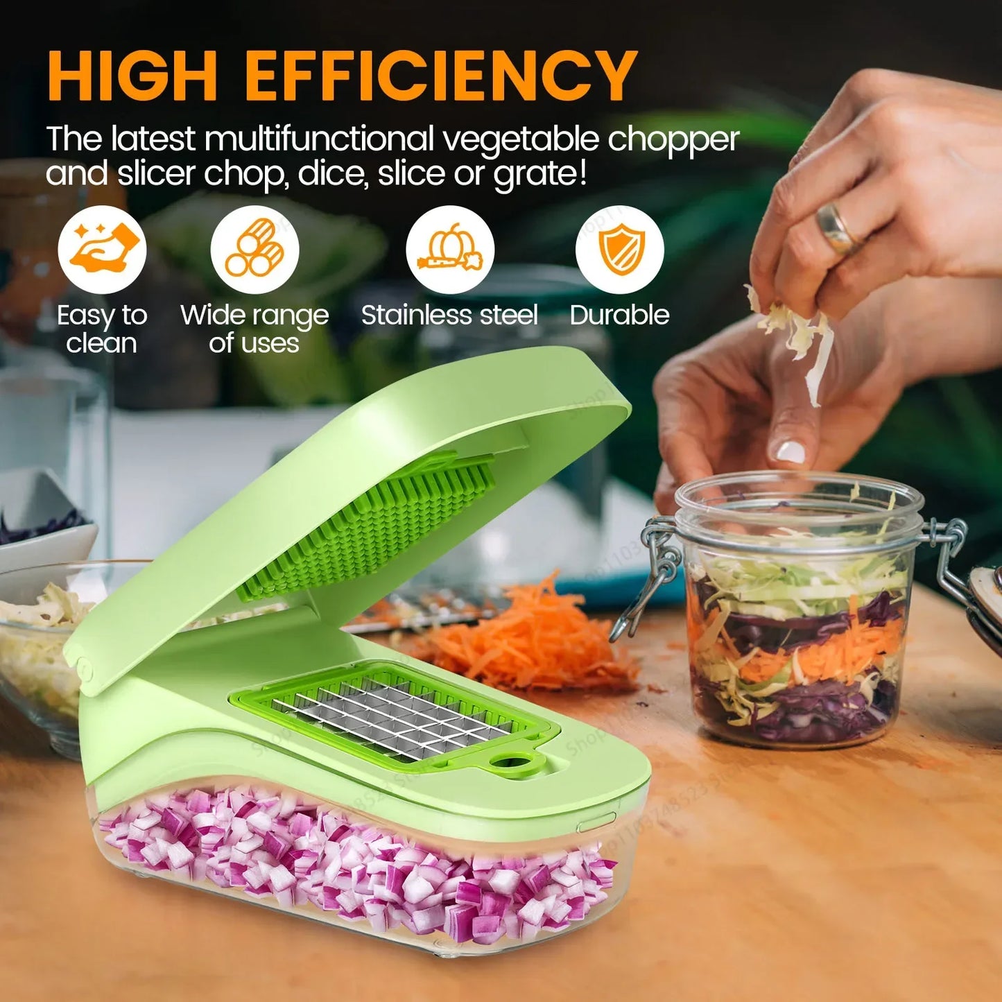 17-in-1 Multifunctional Vegetable Chopper