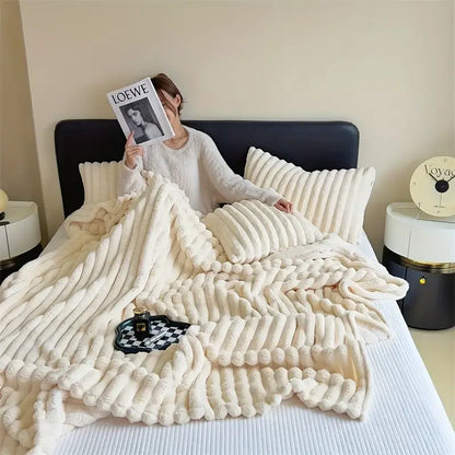 Luxury Rabbit Velvet Winter Blanket