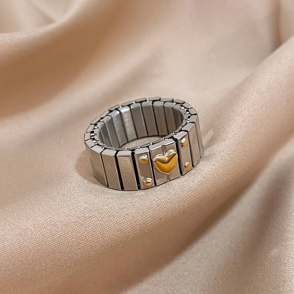 Love Design Steel Ring