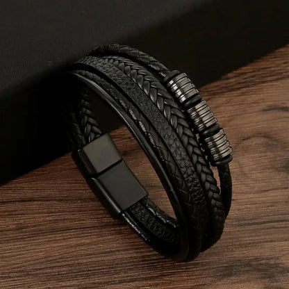 Leather Multi-Layer Bracelet