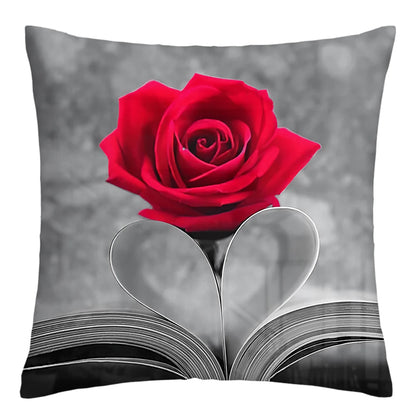 Bloom Print Decorative Pillowcase