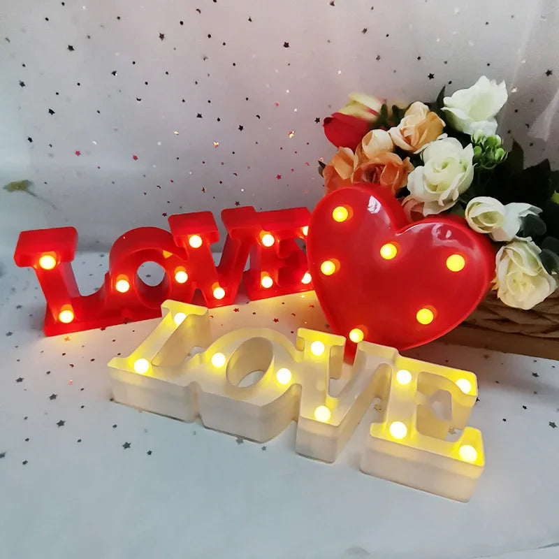 Love Heart LED Lamp