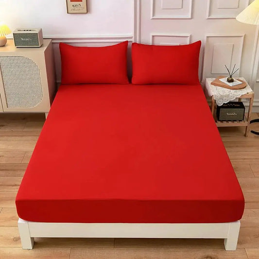 Bold Red Fitted Sheet