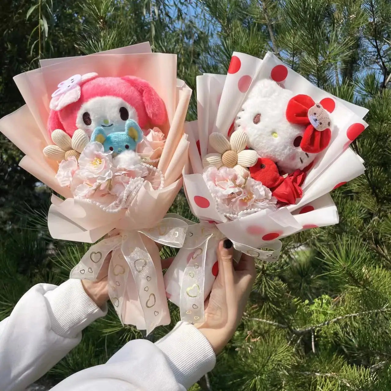 Plush Doll Bouquet Gift Box