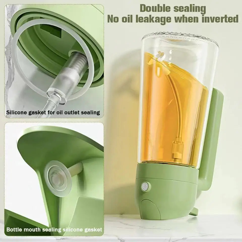 2-in-1 Olive Oil Dispenser and Sprayer - 16oz