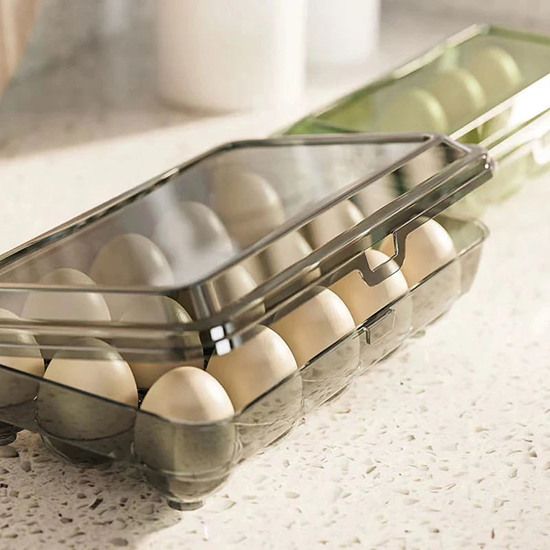 Portable Transparent Egg Storage Box