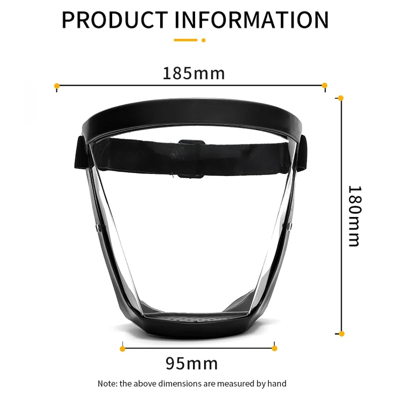 Transparent Facial Shield Face Protector