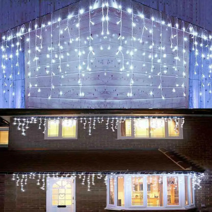 LED Icicle Curtain Lights