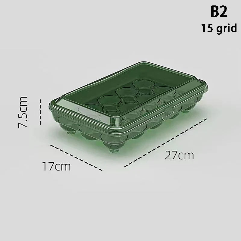 Portable Transparent Egg Storage Box