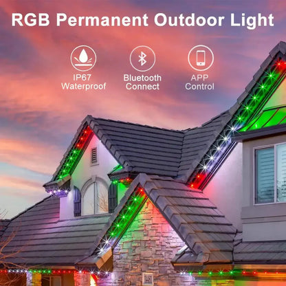 20M RGB Outdoor Bluetooth LED Lights