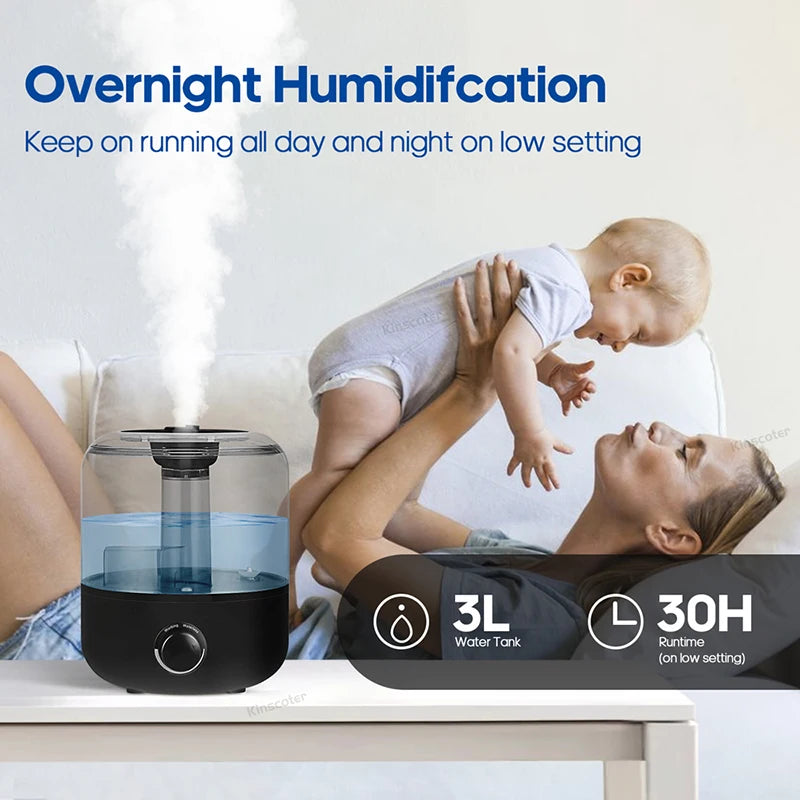 3L Air Humidifier with Remote Control