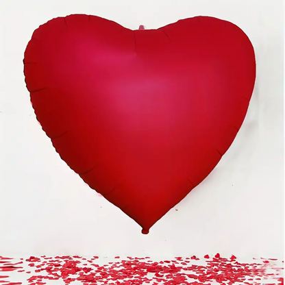 60" Heart-Shaped Foil Balloon