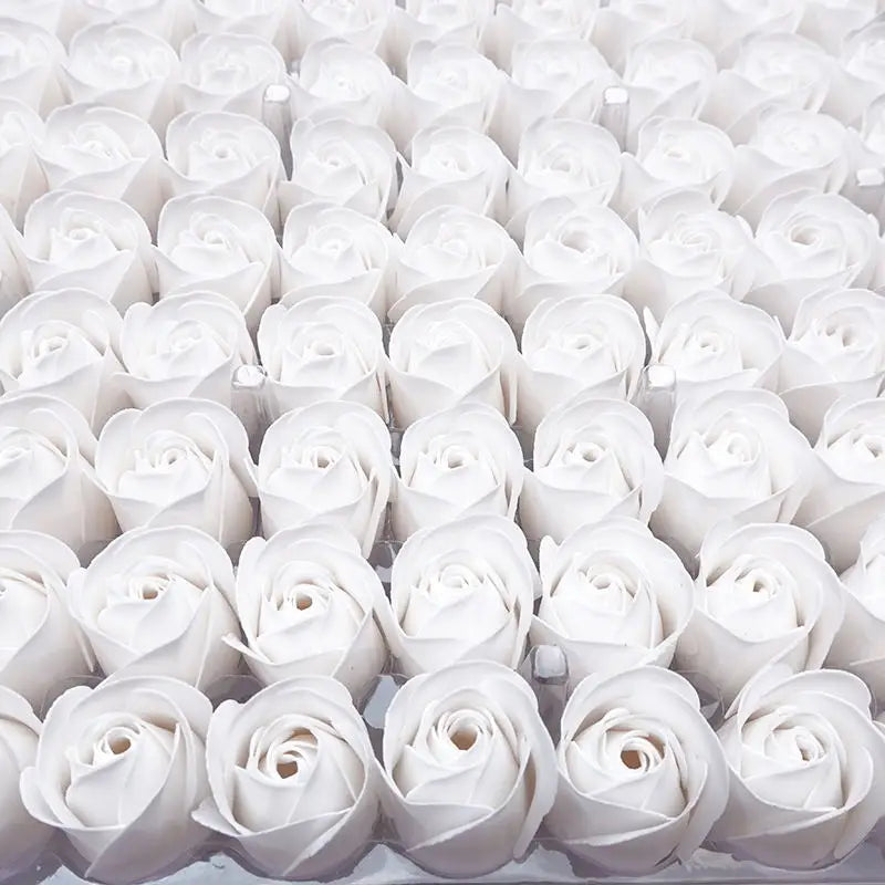 Decorative Rose Heads Pack of 81 Pieces