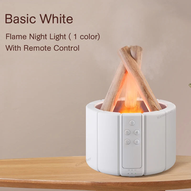 Simulated Flame Aroma Diffuser Humidifier