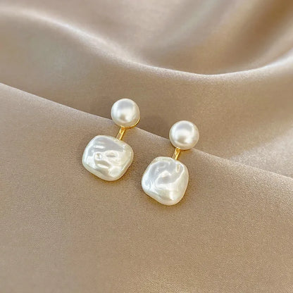 Pearl Tassel Drop Earrings