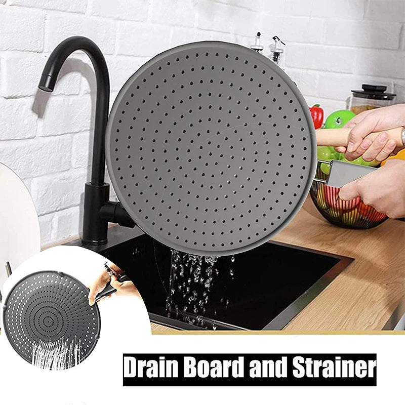 Heat-Resistant Silicone Splatter Screen