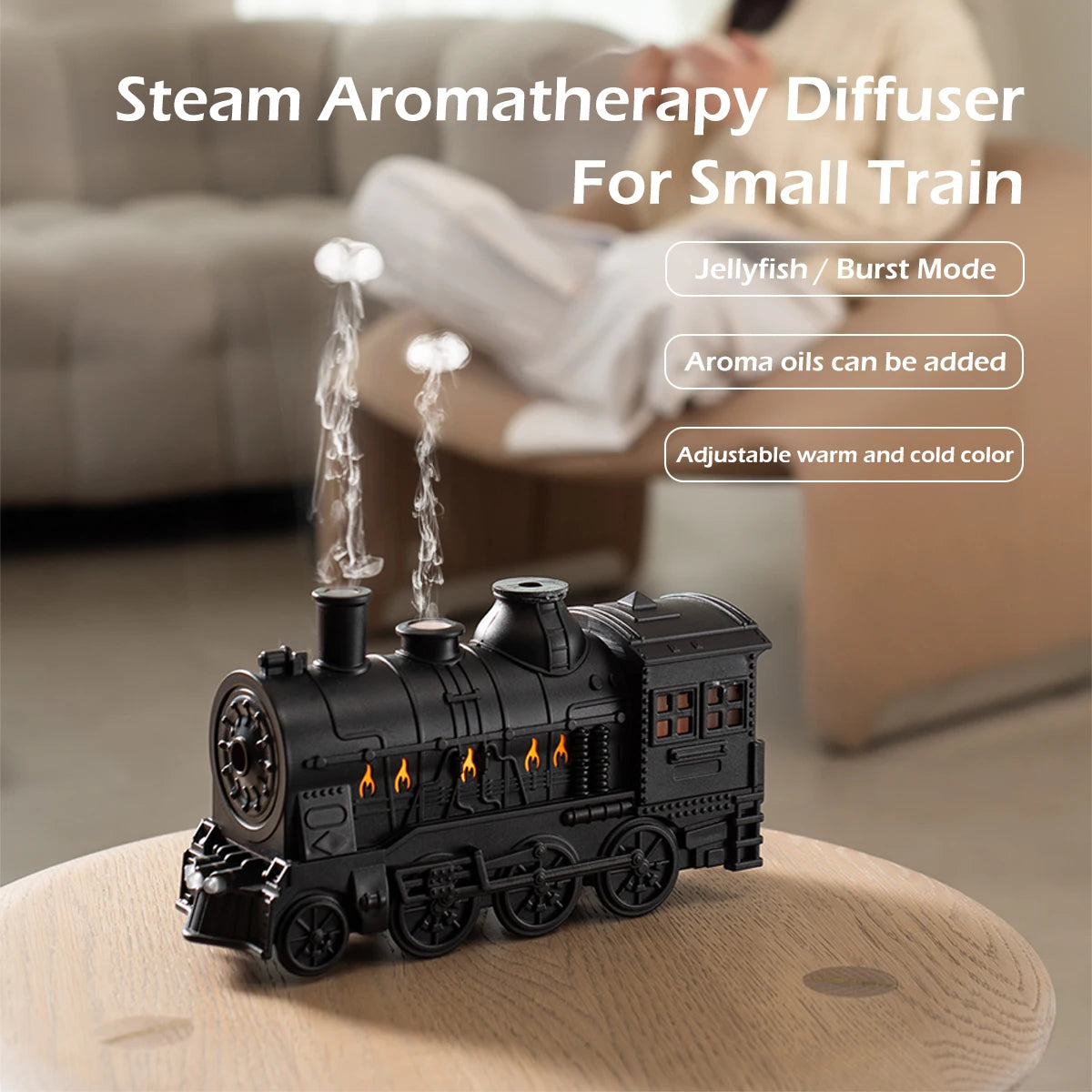 Ultrasonic Aromatherapy Humidifier with Remote