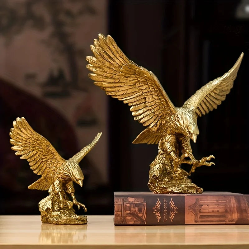 Elegant Nordic Modern Eagle Sculpture