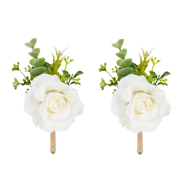 Men's Wedding Corsage Boutonnieres Roses