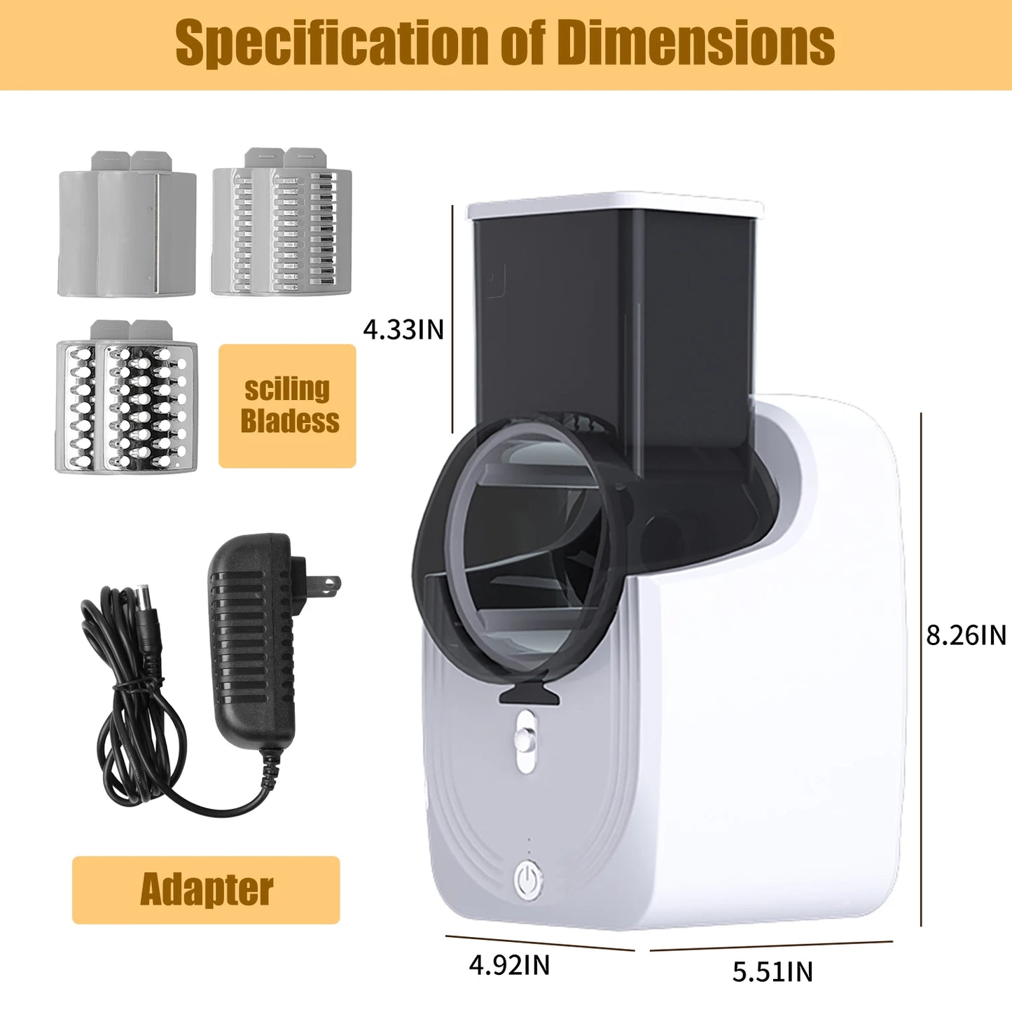 Electric Cheese Grater and Slicer