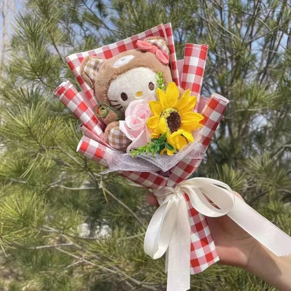 Plush Doll Bouquet Gift Box