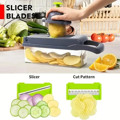 16-Piece Vegetable Chopper and Dicer Set