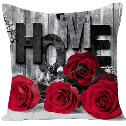 Bloom Print Decorative Pillowcase