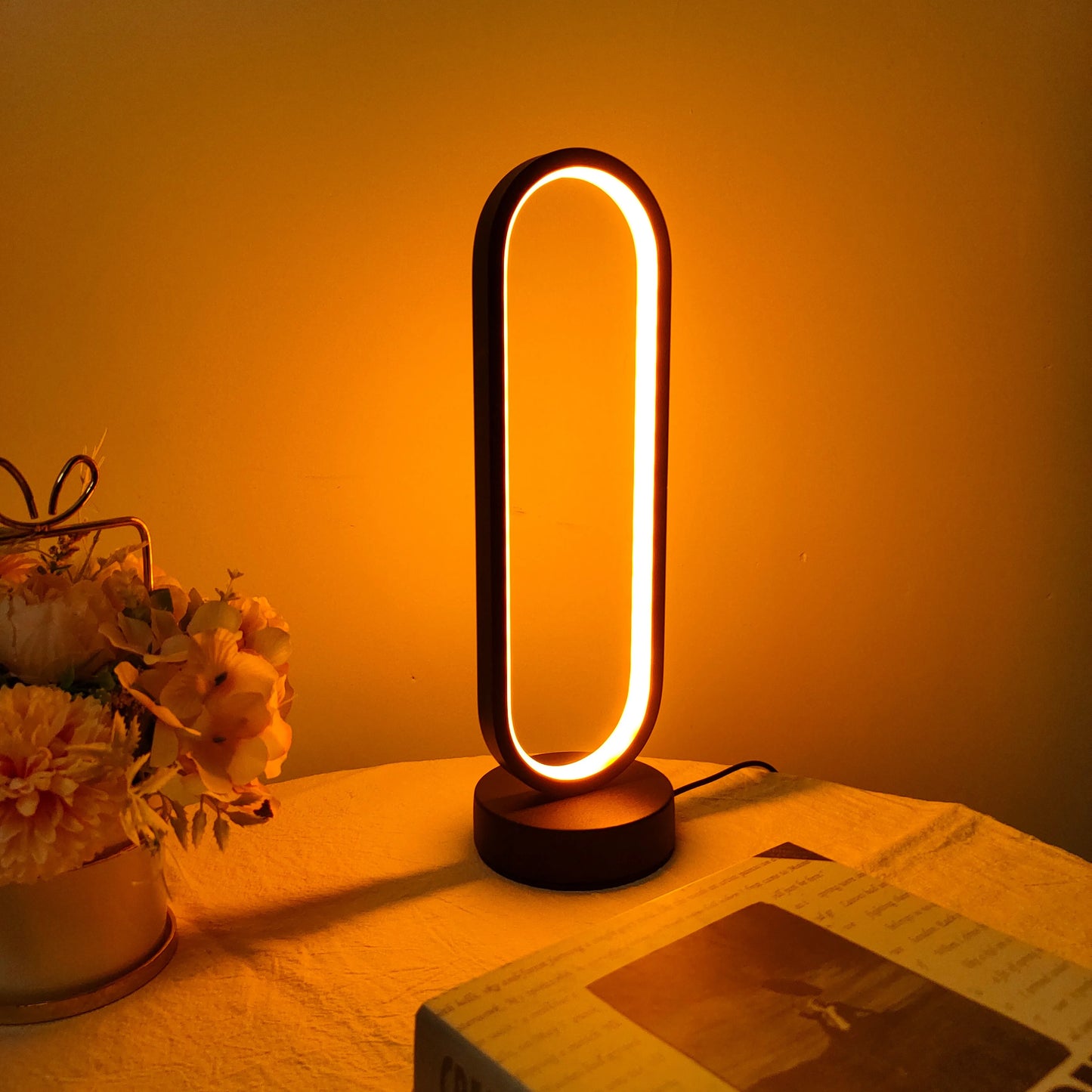 Three-Color Dimming LED Bedside Lamp