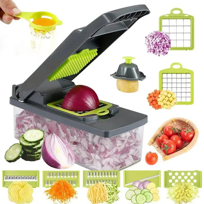 16-Piece Vegetable Chopper and Dicer Set