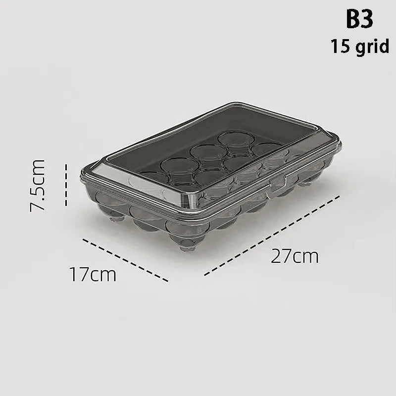 Portable Transparent Egg Storage Box