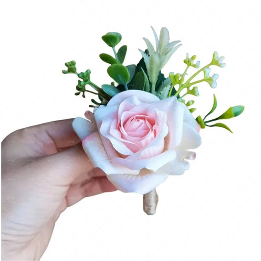 Men's Wedding Corsage Boutonnieres Roses