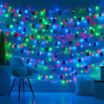 LED Photo Clip String Lights