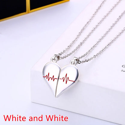 Love Pulse Matching Necklaces