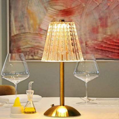 Crystal Touch Sensor Table Lamp