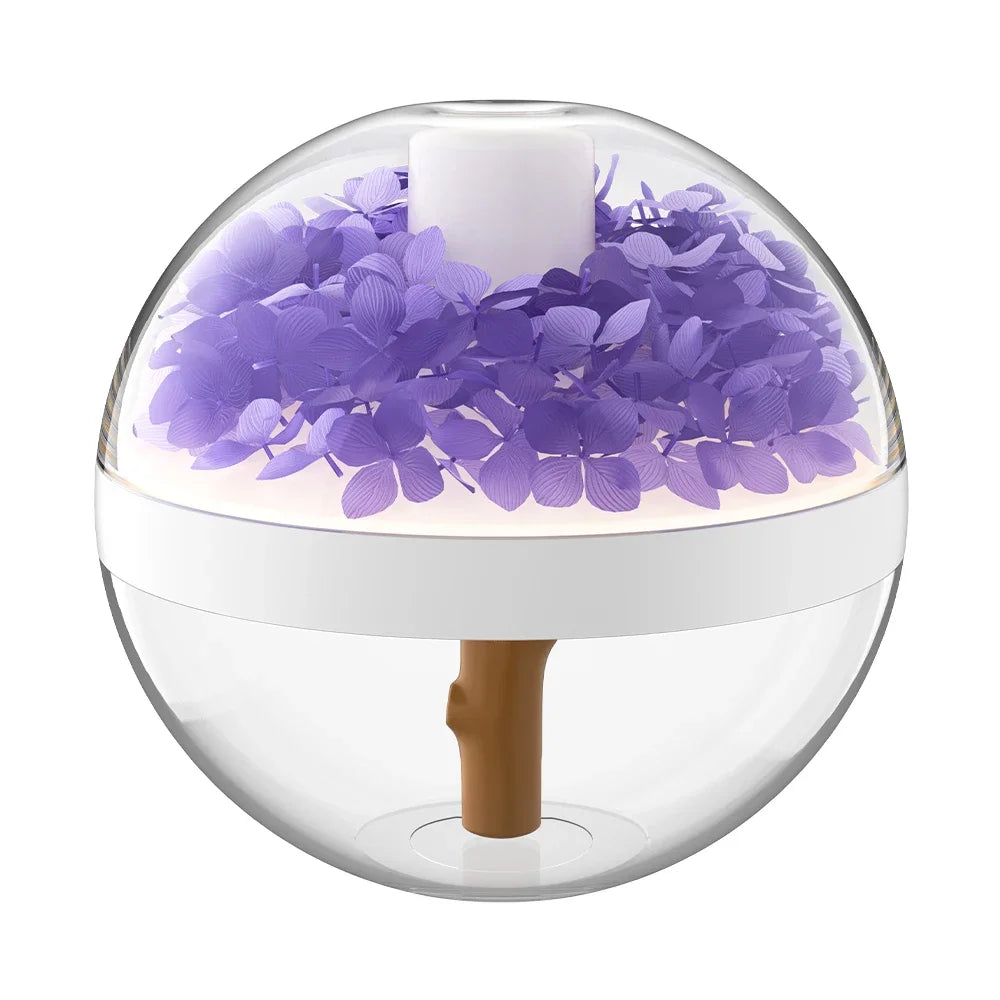 USB Rechargeable LED Flower Humidifier