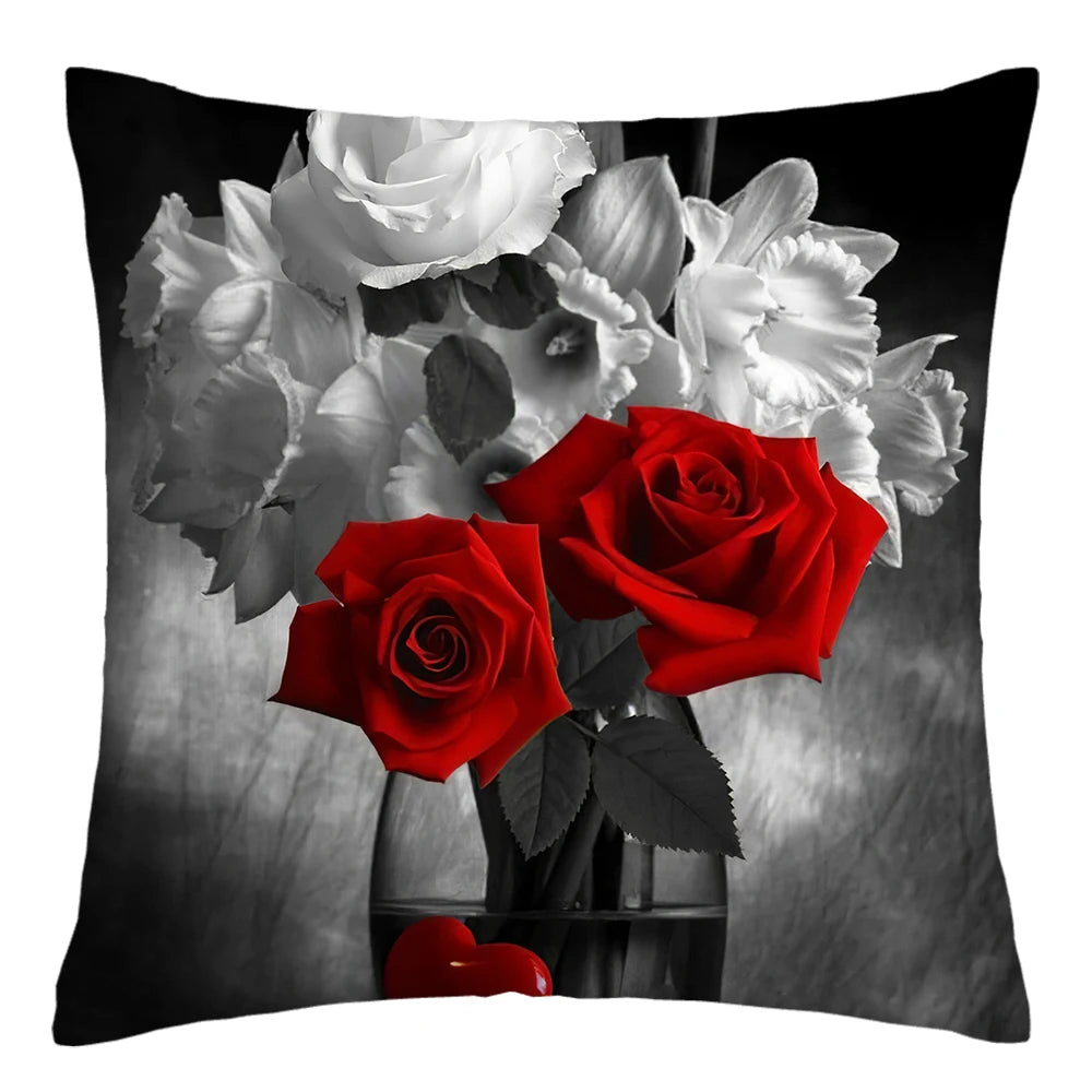 Bloom Print Decorative Pillowcase