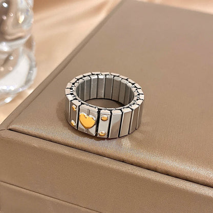 Love Design Steel Ring