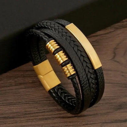 Leather Multi-Layer Bracelet