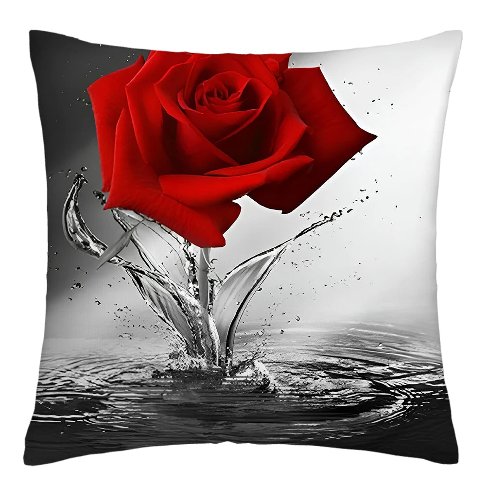 Bloom Print Decorative Pillowcase