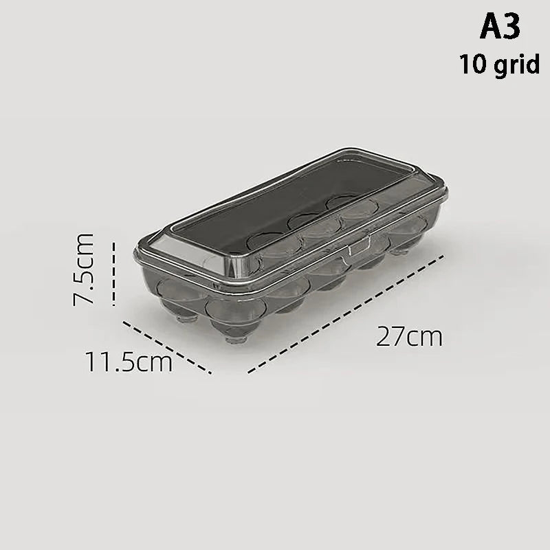 Portable Transparent Egg Storage Box