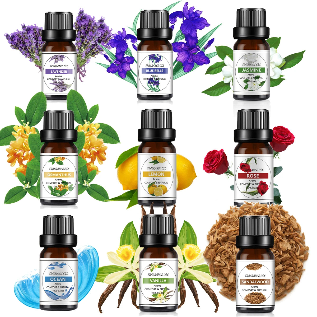 10ml Fruit-Scented Essential Oil