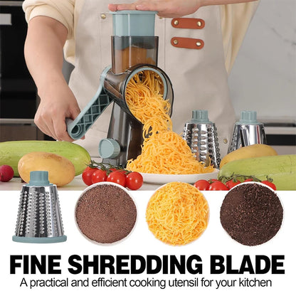 3-in-1 Manual Vegetable Cutter and Slicer