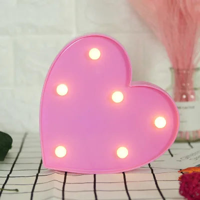 Love Heart LED Lamp